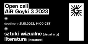 Read more about the article Мастацка-літаратурная рэзідэнцыя Goyki 3 – 2023 у Сопаце, Польшча