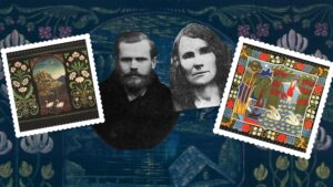 Read more about the article У Бабруйску надрукавалі маркі з працамі Алены Кіш і Язэпа Драздовіча. Вось чаму гэта важна