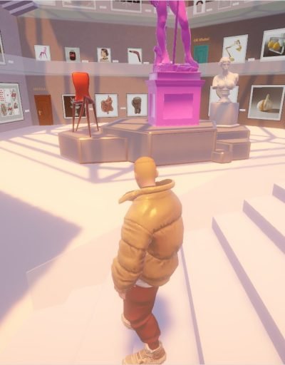 Скрыншот віртуальнай экспазіцыі Уладзіміра Цэслера.