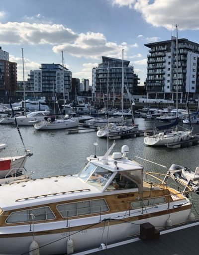 Марына ў цэнтры Саўтгэмптану. Фота: асабісты архіў Ланы Яраш.