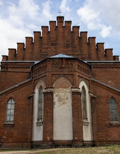 Касцёл Беззаганнага Зачацця Найсвяцейшай Панны Марыі. Красавік 2022 году. Фота: 1387.io